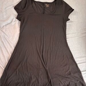 Girls Black Short Sleeve Top